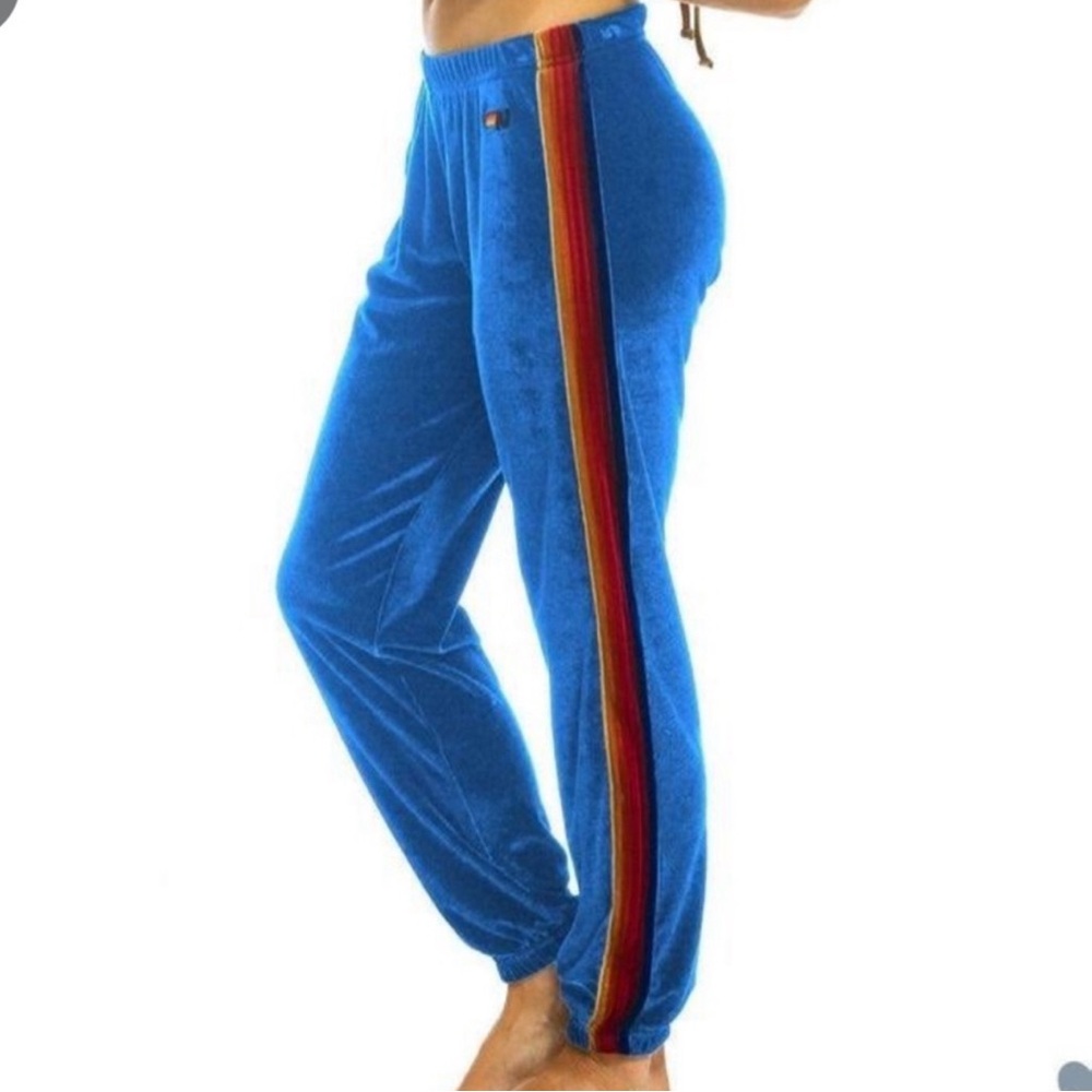 Aviator Nation Velvet Blue Sweatpants